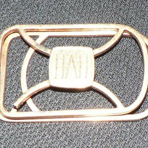 14k Gold Money Clip ~ Antique ~ 17.6 Grams ~ Monogrammed HAH